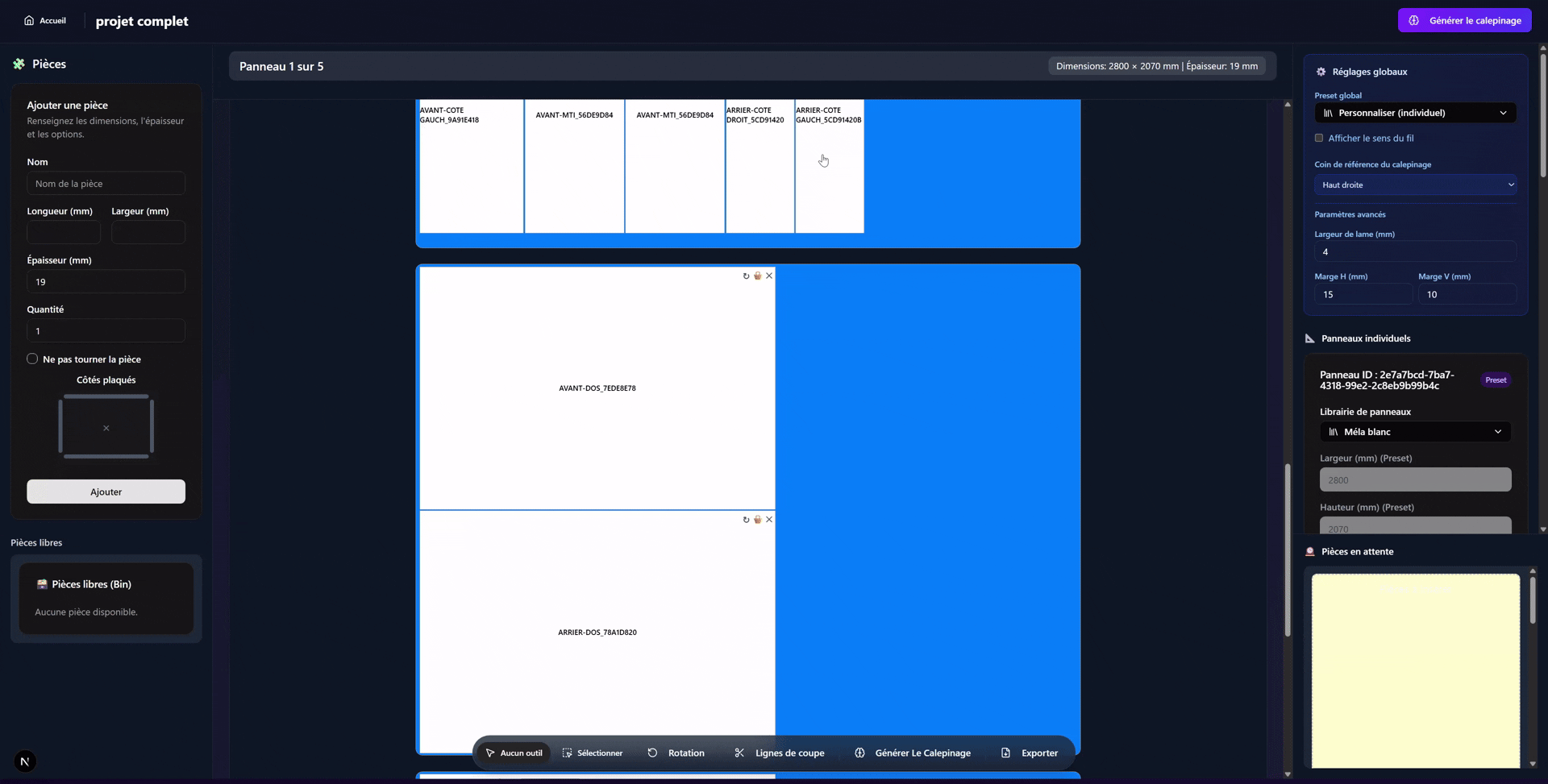 Calepinify : Développement d'un SaaS de Calepinage Moderne - Projet BTS SIO SLAM